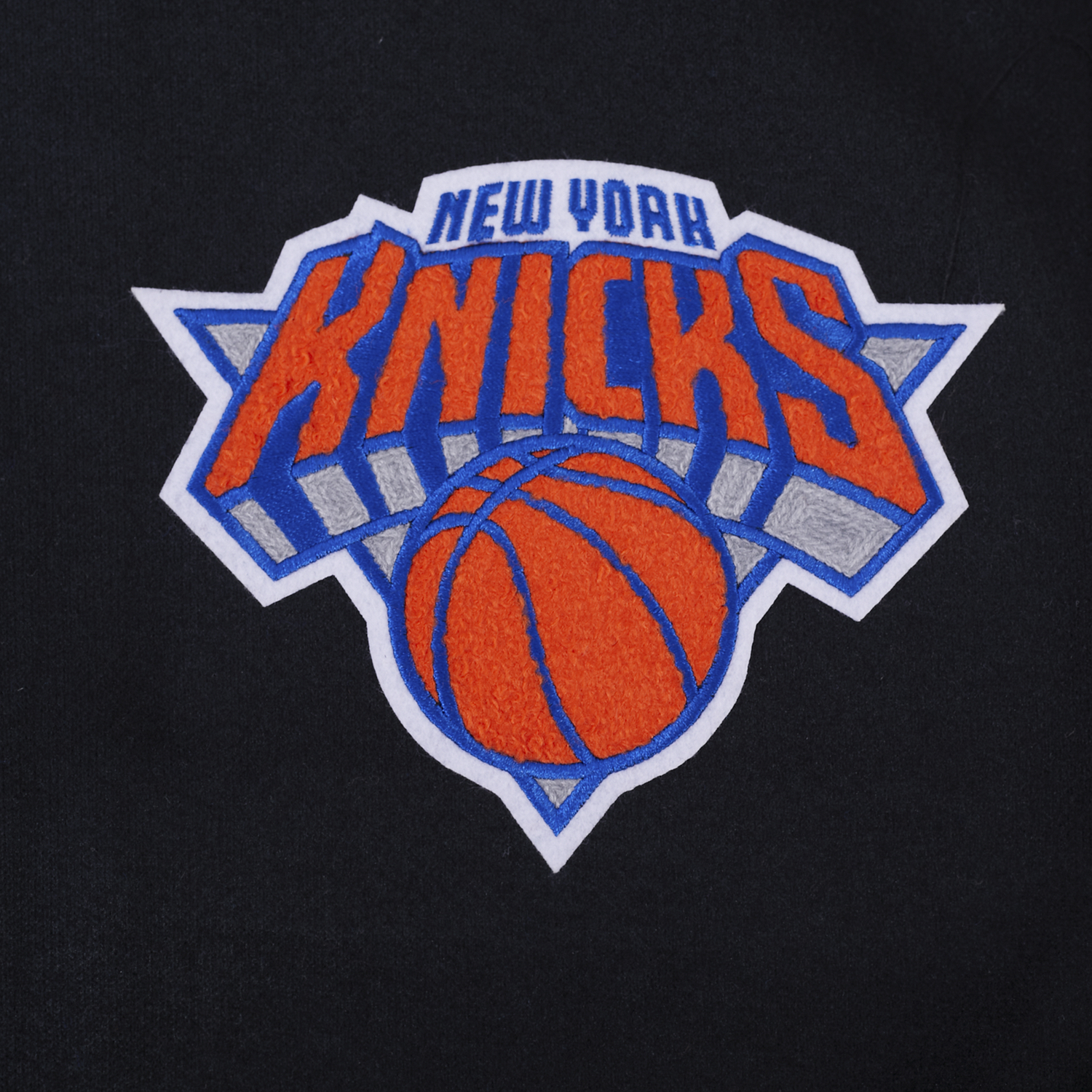 Pro Standard Knicks NBA Finals 2026 Rib Wool Varsity Jacket - Men's - Black