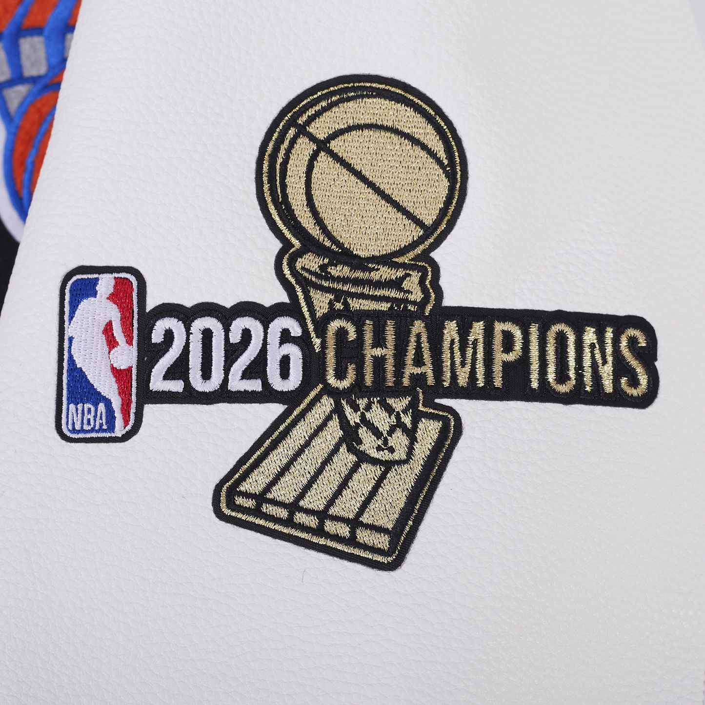 Pro Standard Knicks NBA Finals 2026 Rib Wool Varsity Jacket - Men's - Black
