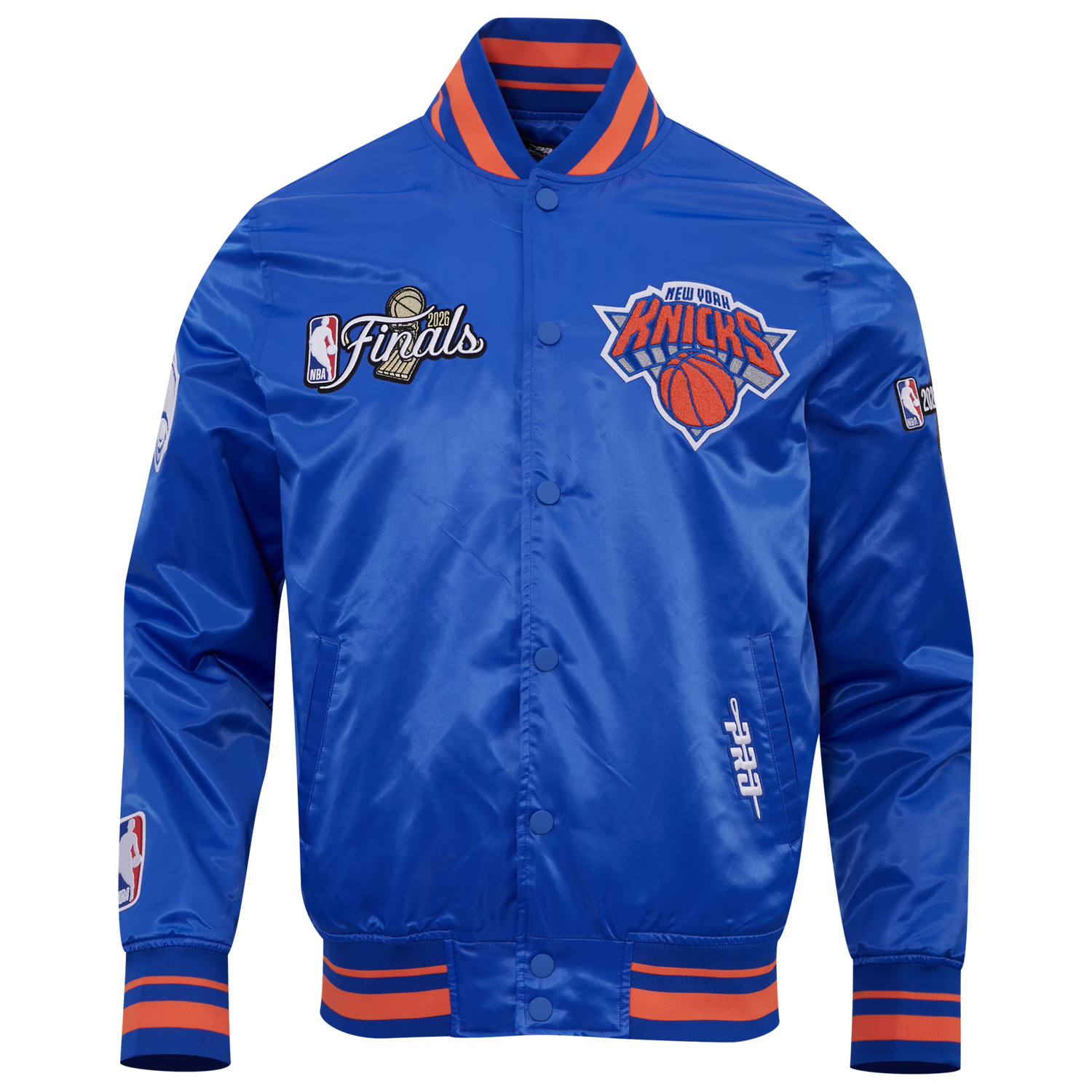 Pro Standard Knicks NBA Finals 2026 Pro Satin YD Rib Jacket - Men's - Blue