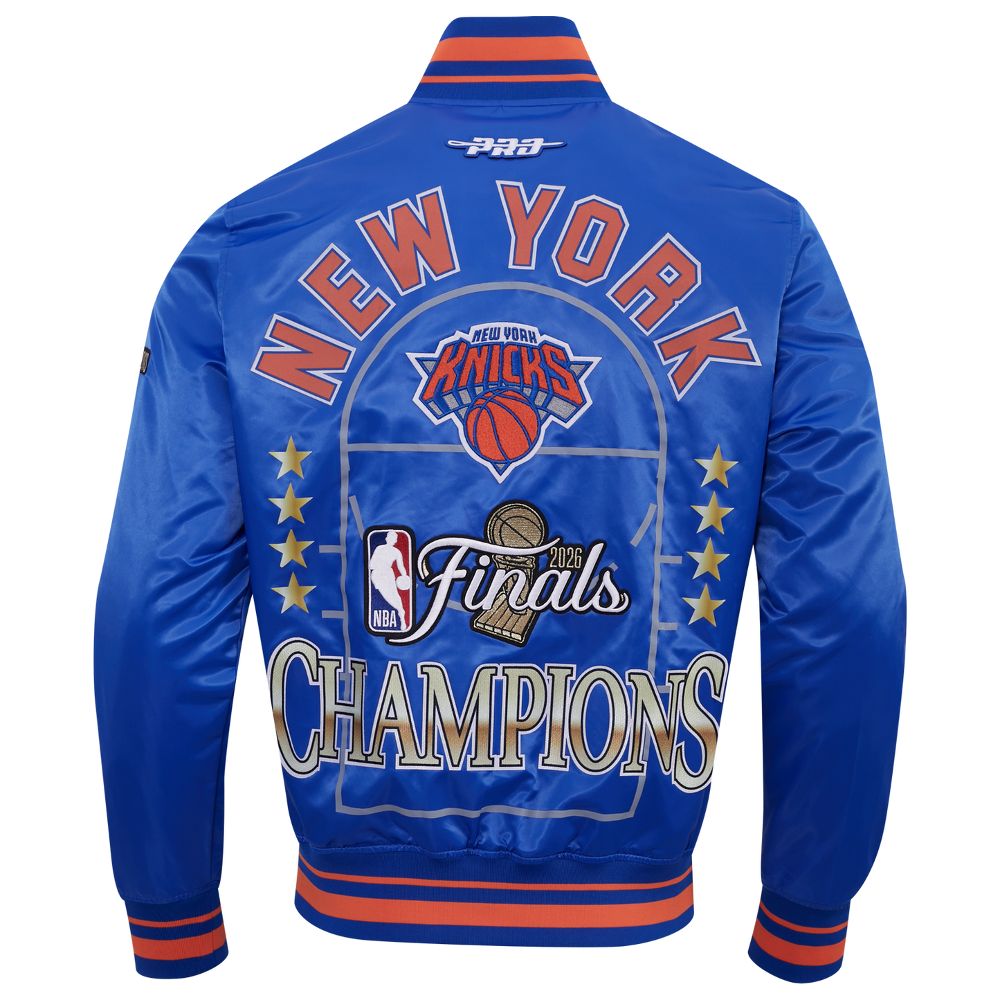 Pro Standard Knicks NBA Finals 2026 Pro Satin YD Rib Jacket - Men's - Blue