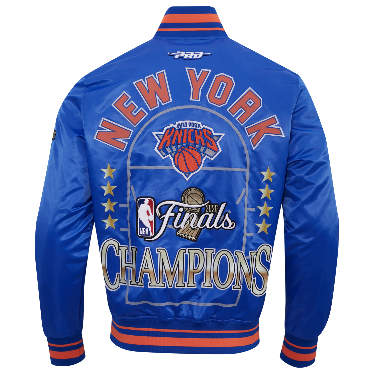 Pro Standard Knicks NBA Finals 2026 Pro Satin YD Rib Jacket - Men's - Blue