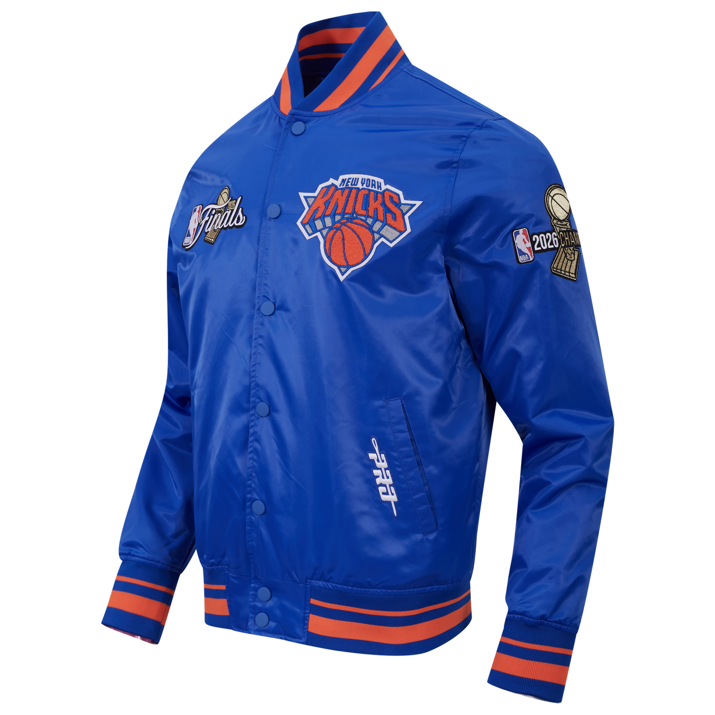 Pro Standard Knicks NBA Finals 2026 Pro Satin YD Rib Jacket - Men's - Blue