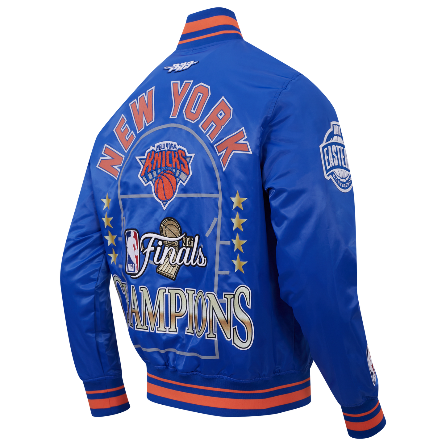 Pro Standard Knicks NBA Finals 2026 Pro Satin YD Rib Jacket - Men's - Blue