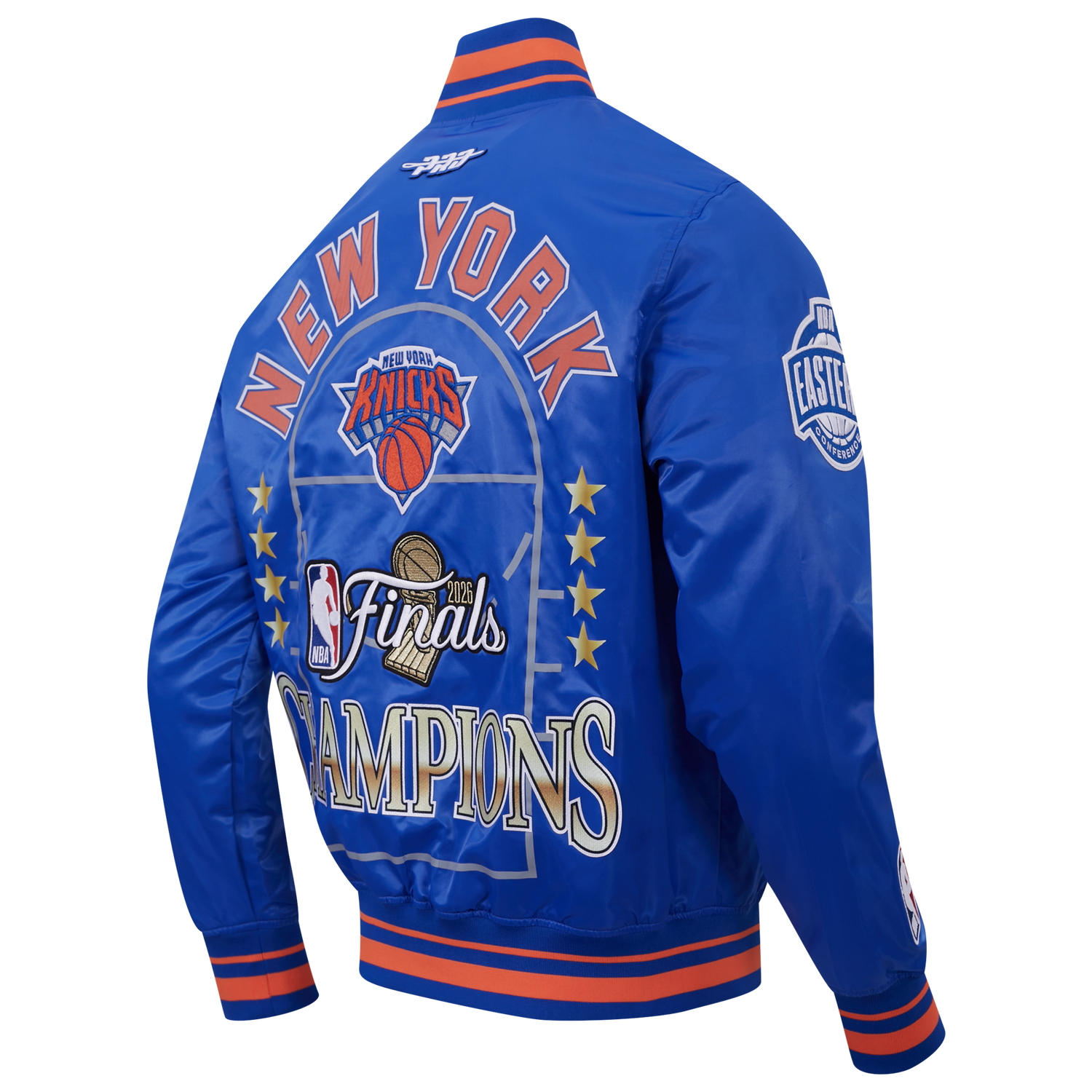 Pro Standard Knicks NBA Finals 2026 Pro Satin YD Rib Jacket - Men's - Blue