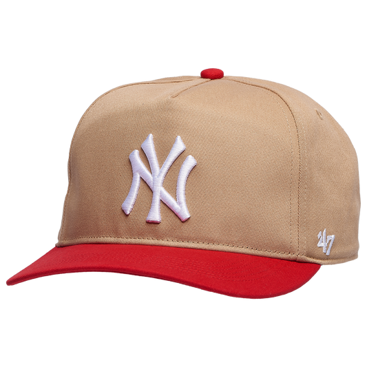 47 Brand New York Yankees Two Tone Hitch - Men's - Khaki/Red