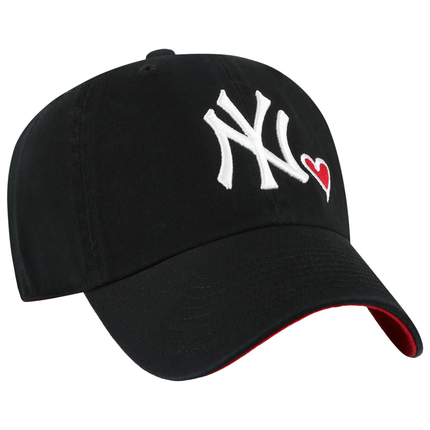 47 Brand Yankees Icon Clean Up Cap - Men's - Black/White