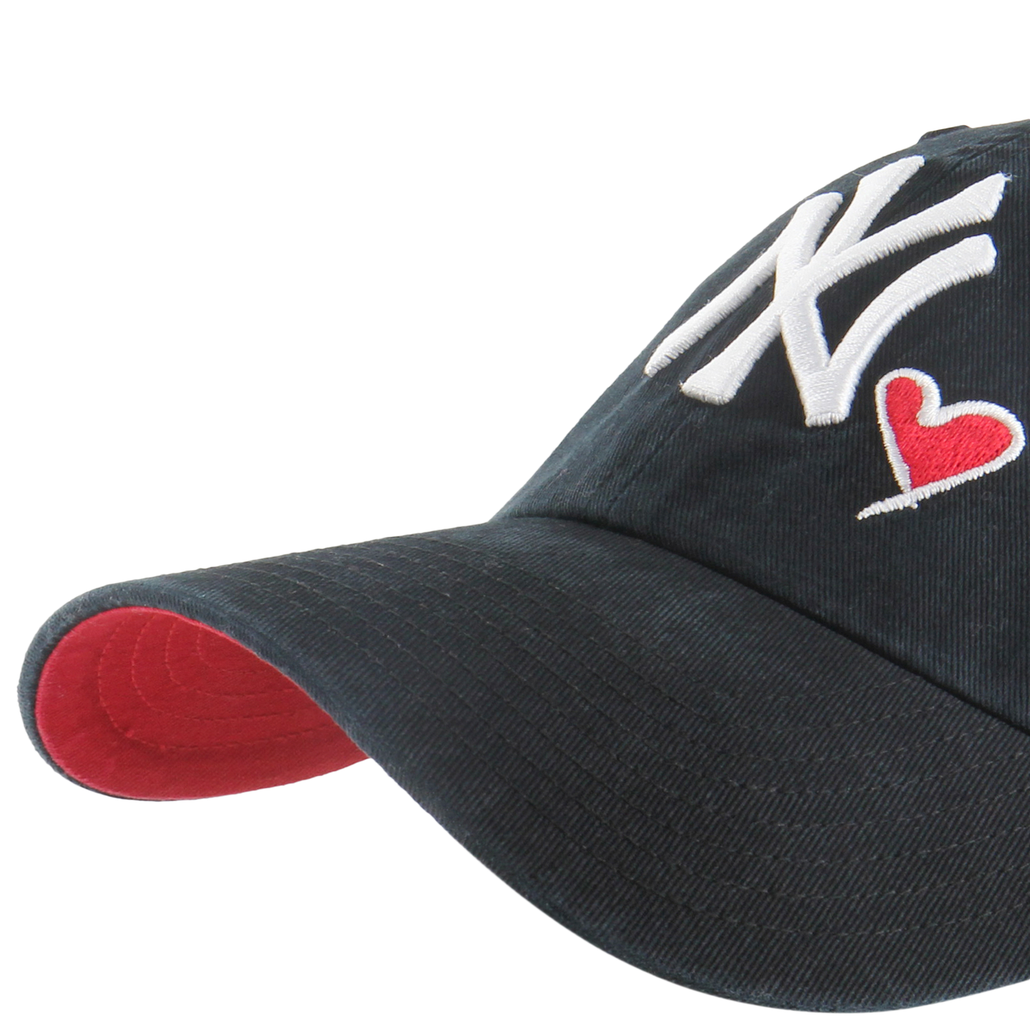 47 Brand Yankees Icon Clean Up Cap - Men's - Black/White