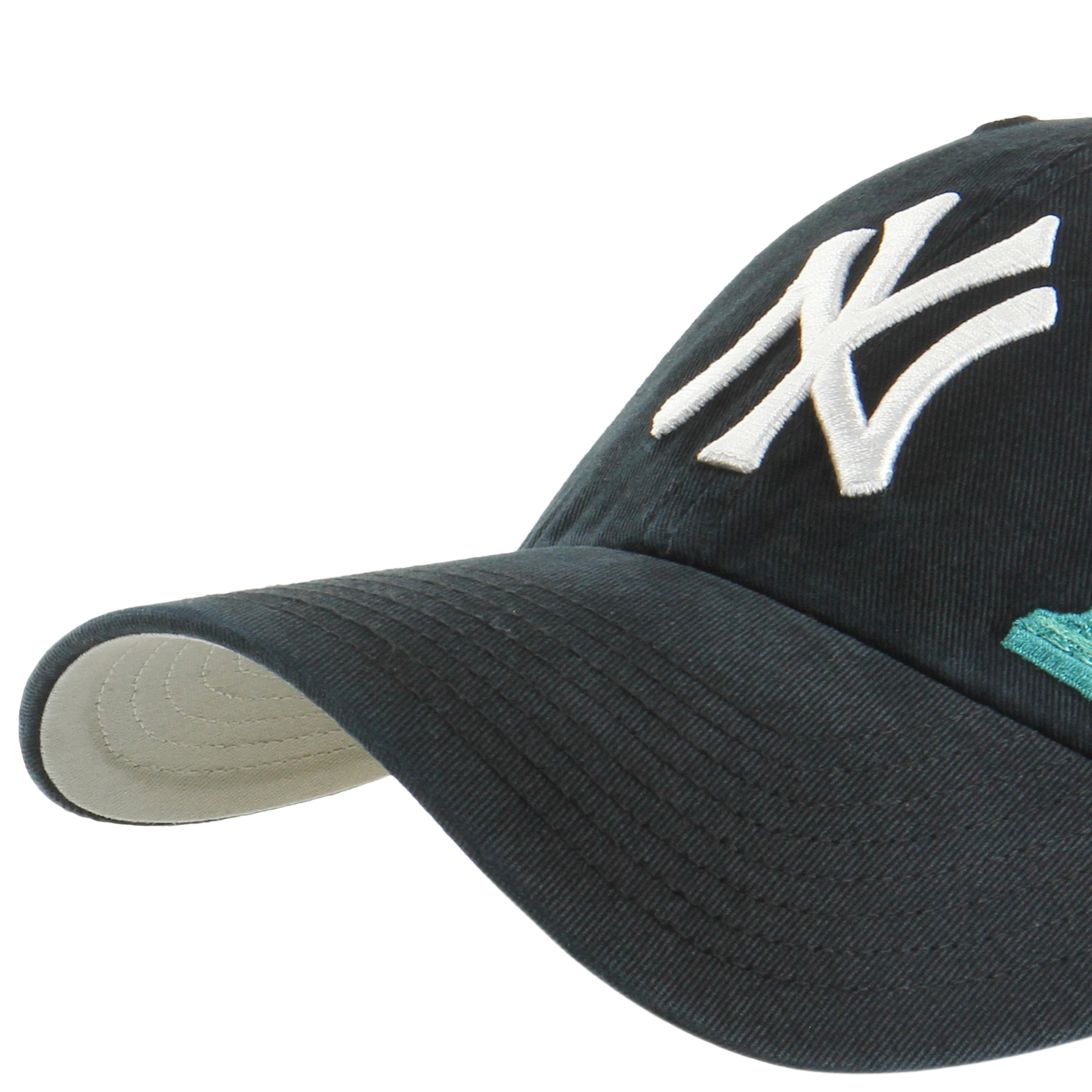47 Brand Yankees City Icon Clean Up Cap - Men's - Black/White