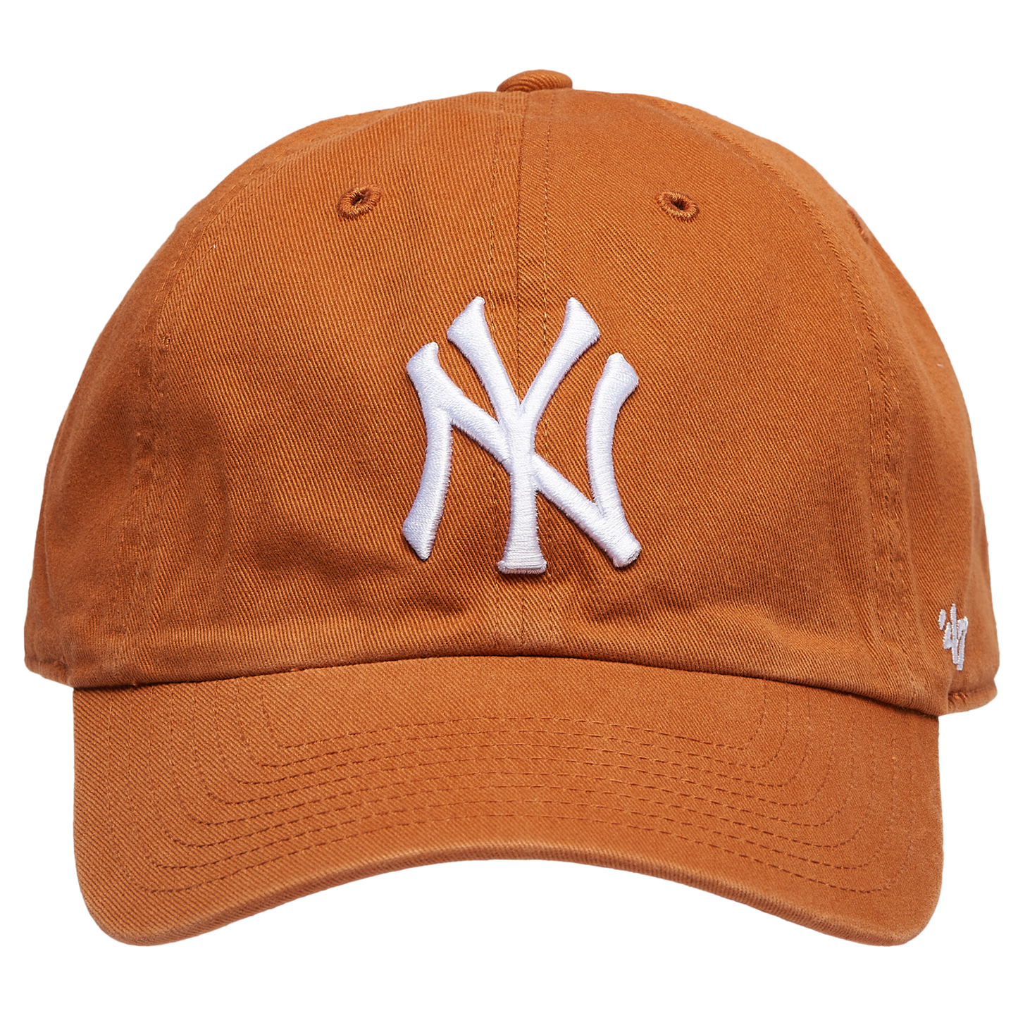 47 Brand Yankees Clean Up Cap - Men's - Burnt Orange/White