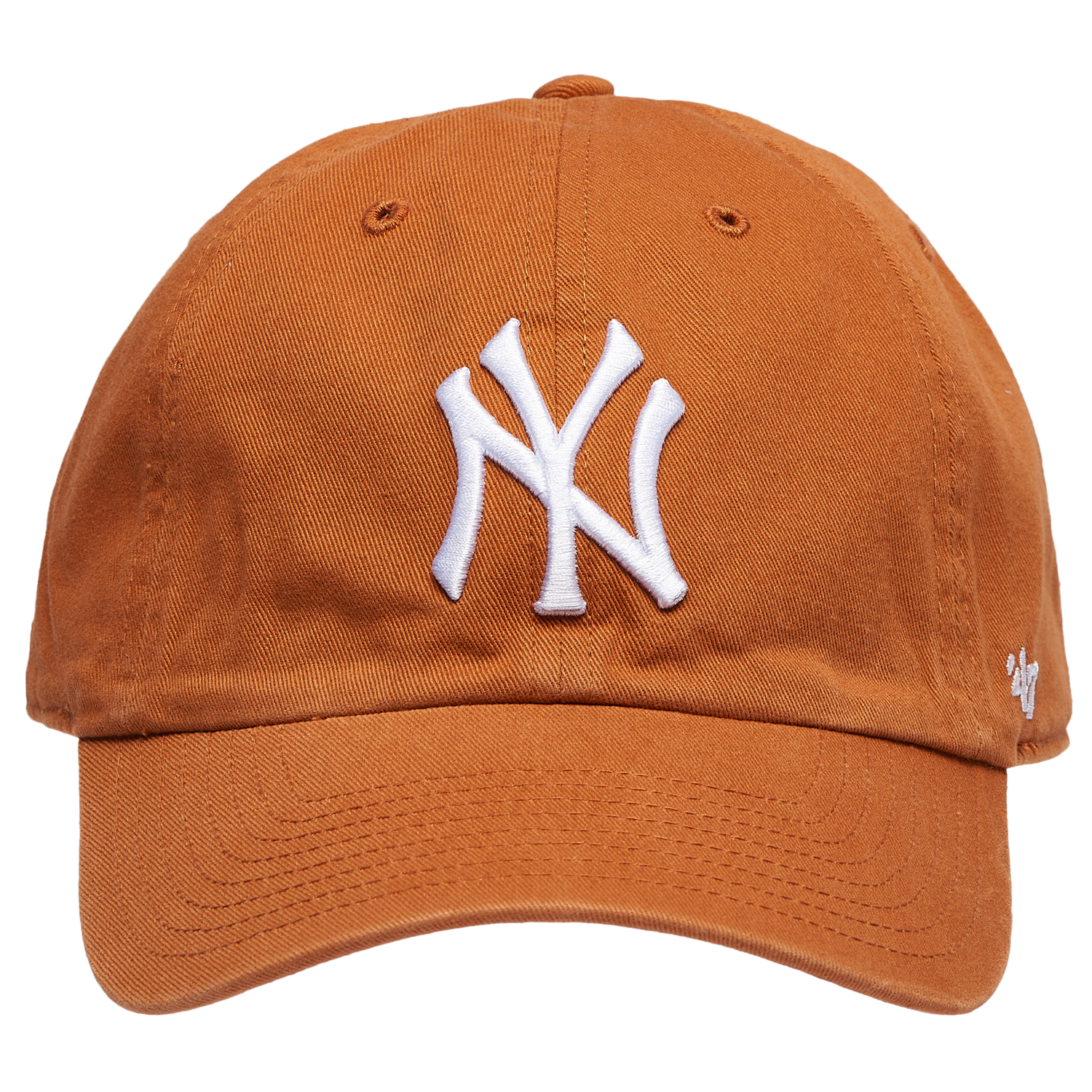 47 Brand Yankees Clean Up Cap - Men's - Burnt Orange/White