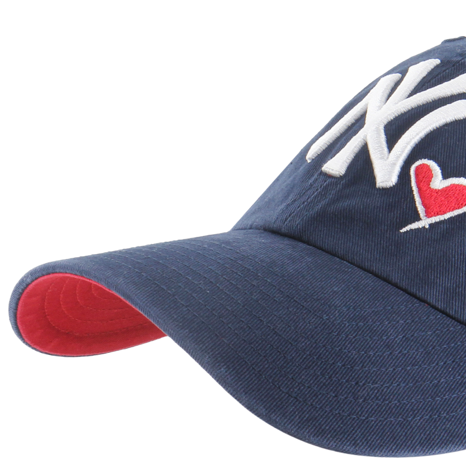 47 Brand Yankees Icon Clean Up Cap - Men's - Navy/White