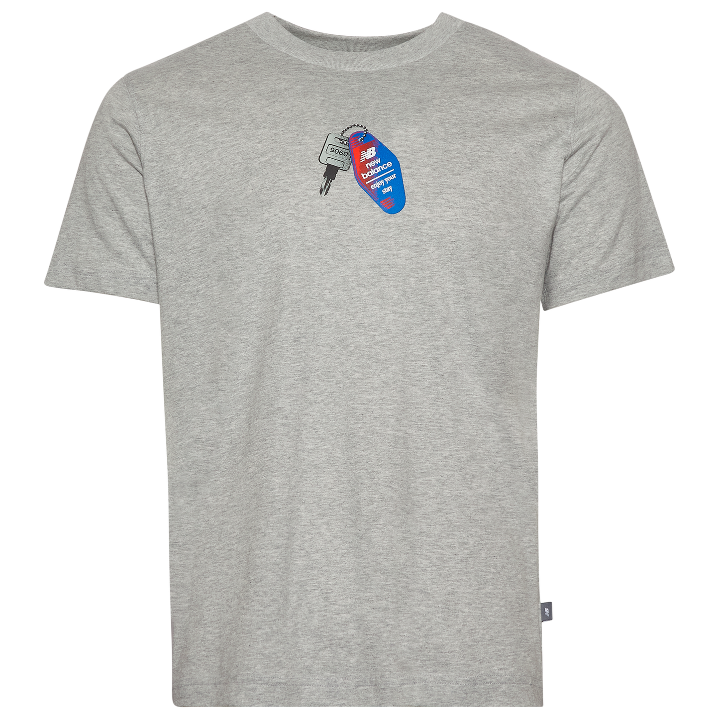 New Balance TED Hotel Key T-Shirt - Men's - Gray/Gray