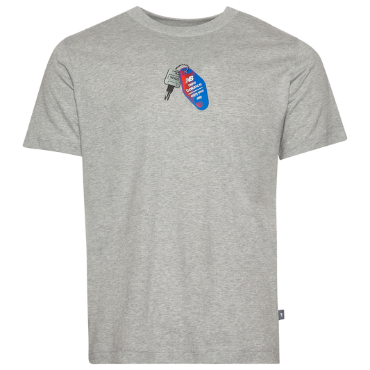New Balance TED Hotel Key T-Shirt - Men's - Gray/Gray