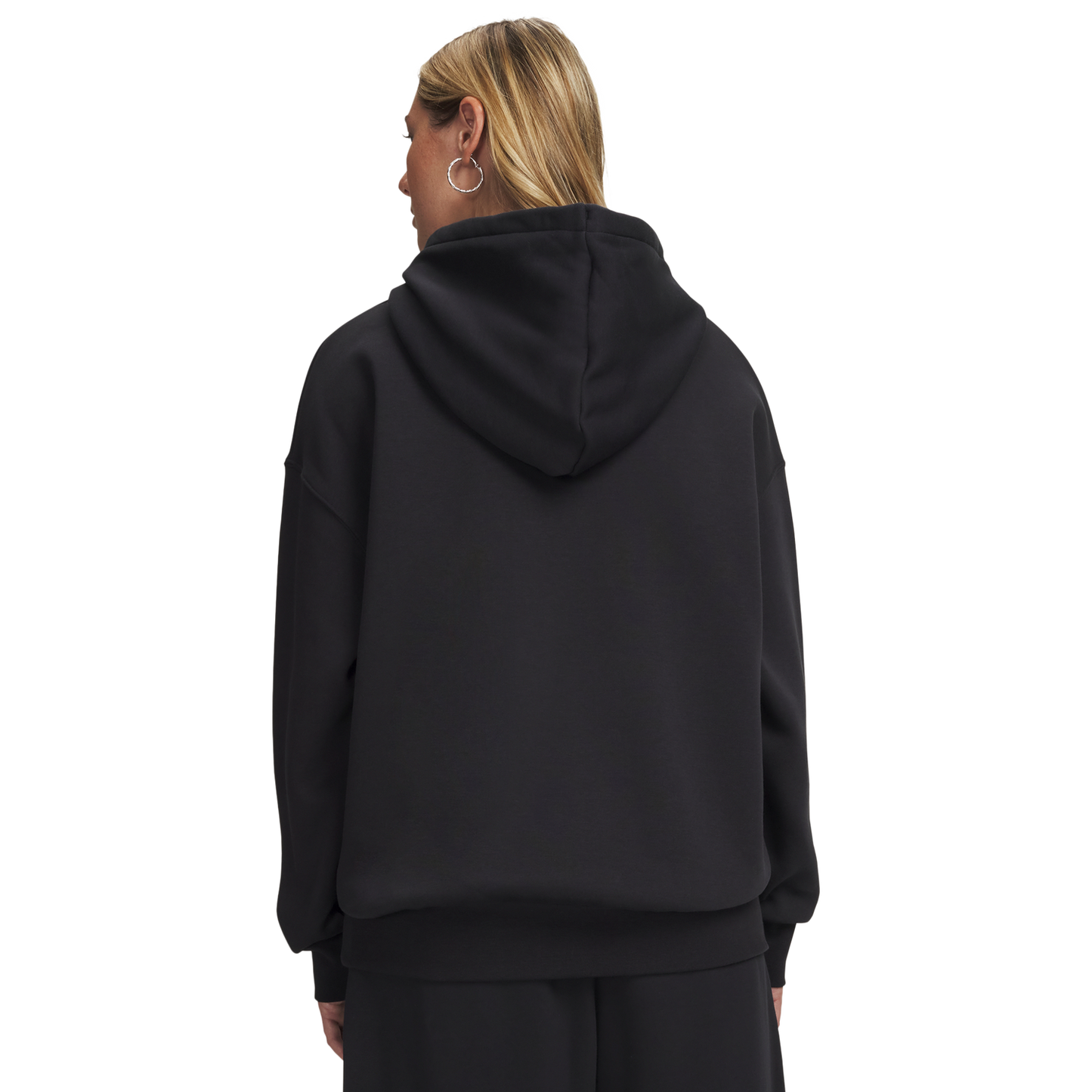 Under Armour Icon Fleece Oversized Hoodie - Women's - Black/White