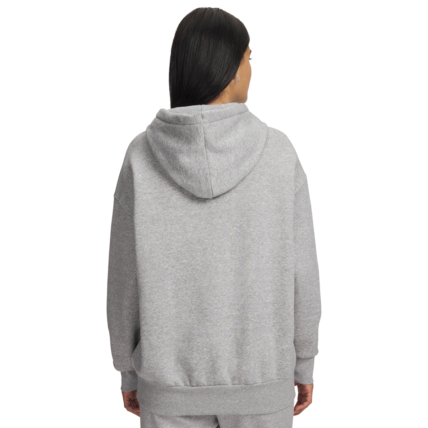 Under Armour Icon Fleece Oversized Hoodie - Women's - Mod Gray/White