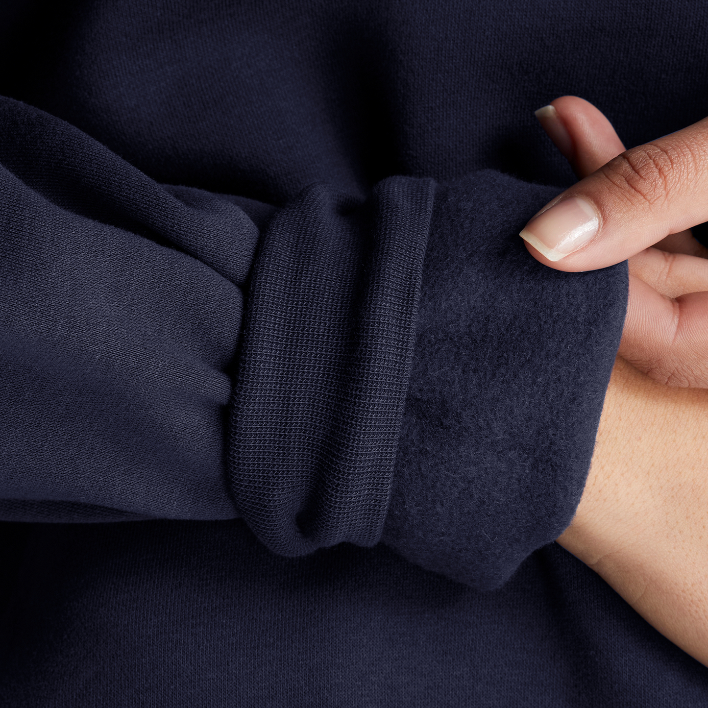 Under Armour Icon Fleece Oversized Hoodie - Women's - Midnight Navy/White