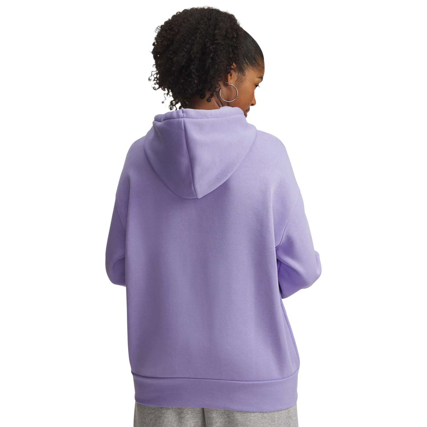 Under Armour Icon Fleece Oversized Hoodie - Women's - Transparent/Transparent