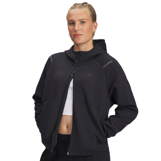 Under Armour Unstoppable Fleece Full-Zip - Women's - Black/Black