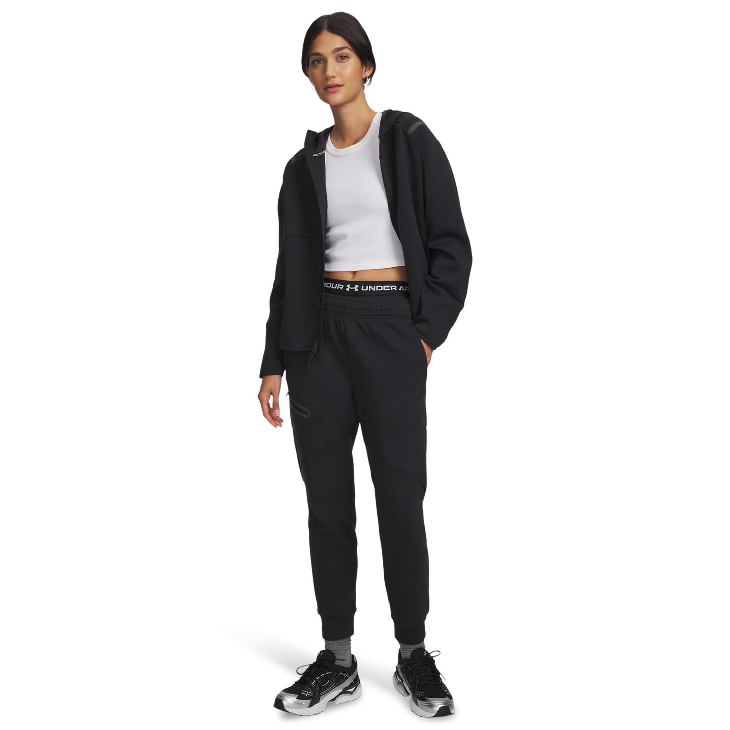 Under Armour Unstoppable Fleece Jogger - Women's - Black/Black