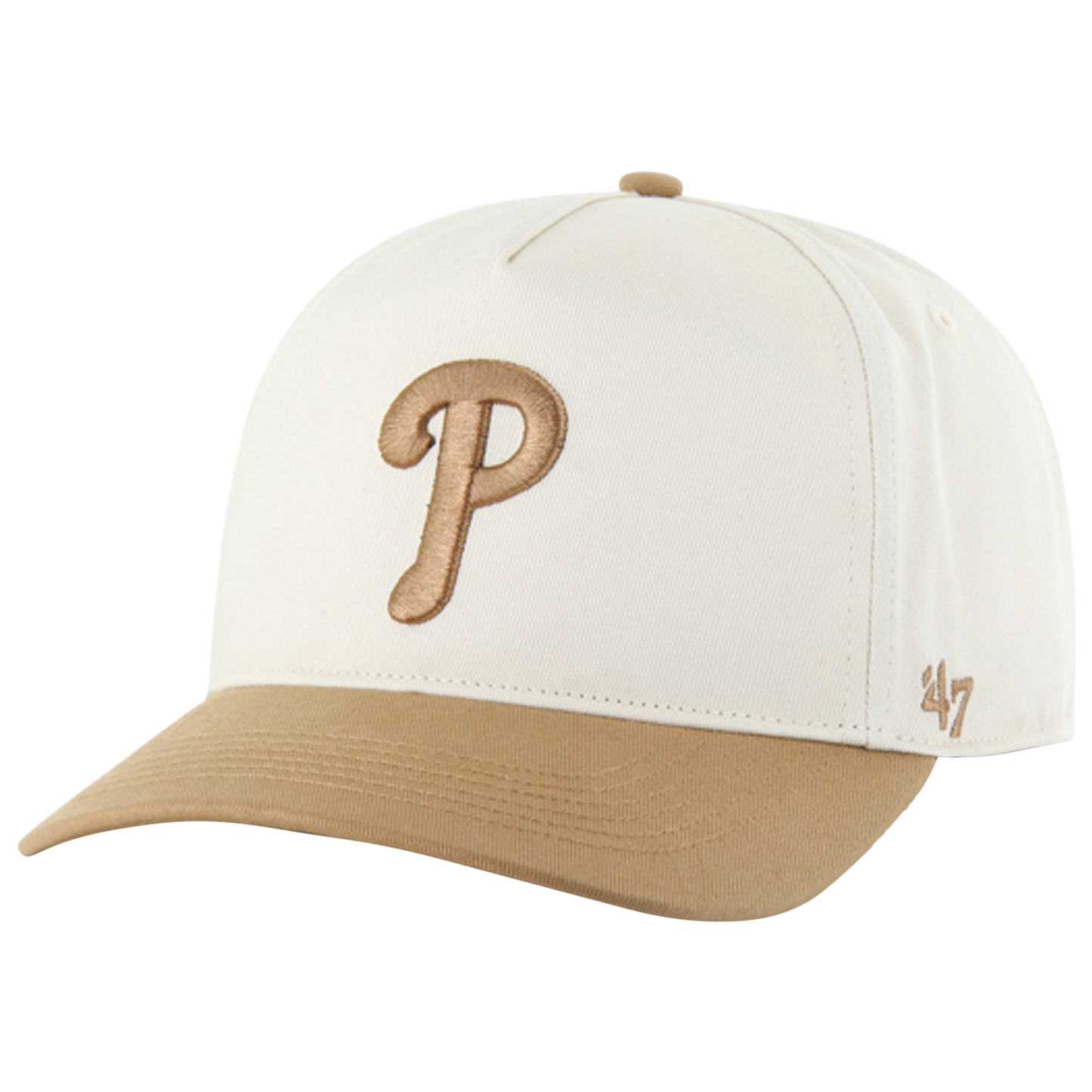 47 Brand Phillies Two Tone Hitch Visor - Men's - Natural/Camel