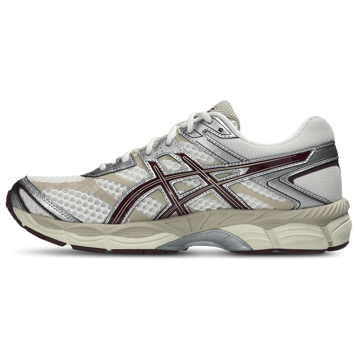 ASICS® GEL-Cumulus 16 - Women's - Cream/Benimo Purple