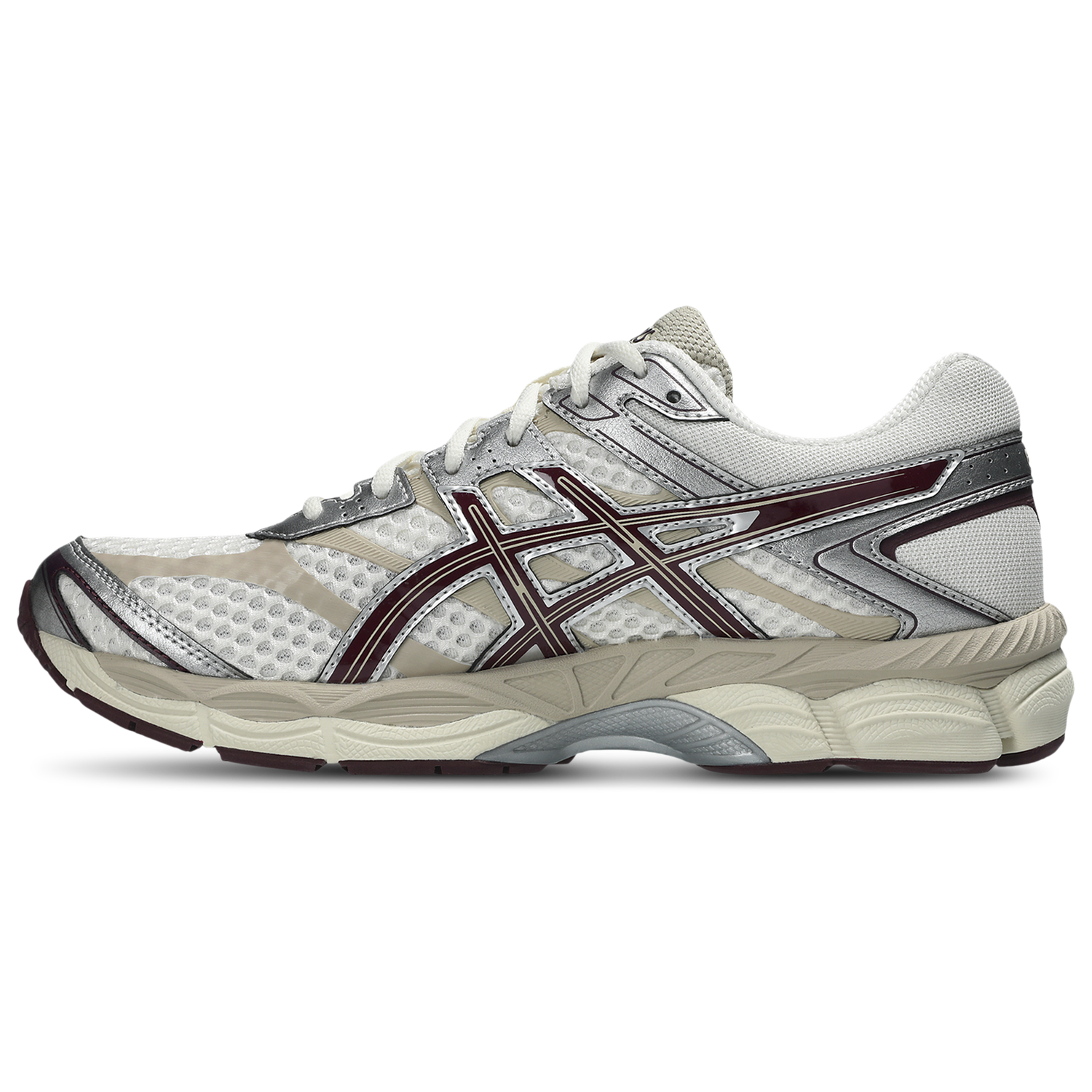 ASICS® GEL-Cumulus 16 - Women's - Cream/Benimo Purple
