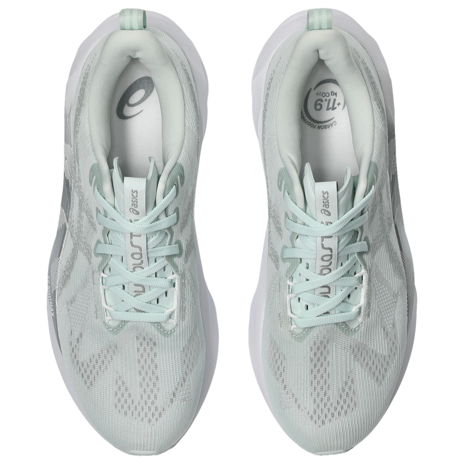 ASICS® Novablast 5 - Men's - Seal Grey/Pure Aqua