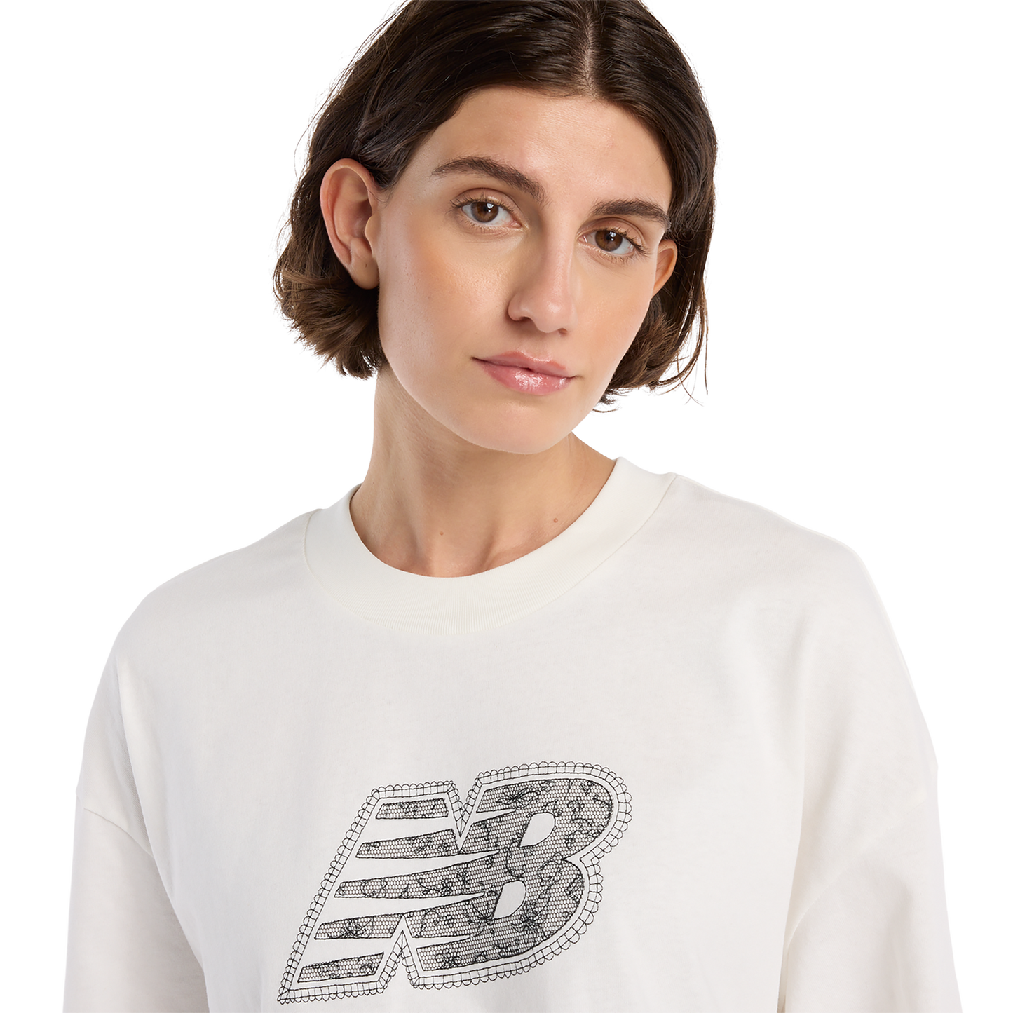 New Balance Lace T-Shirt - Women's - White
