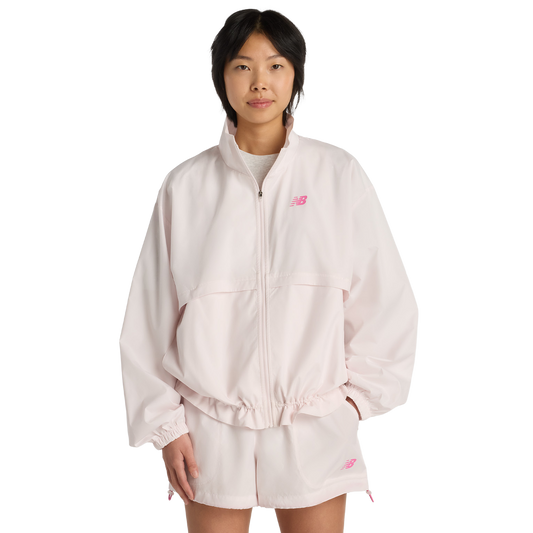 New Balance Trackside Woven Jacket - Women's - Pink Salt