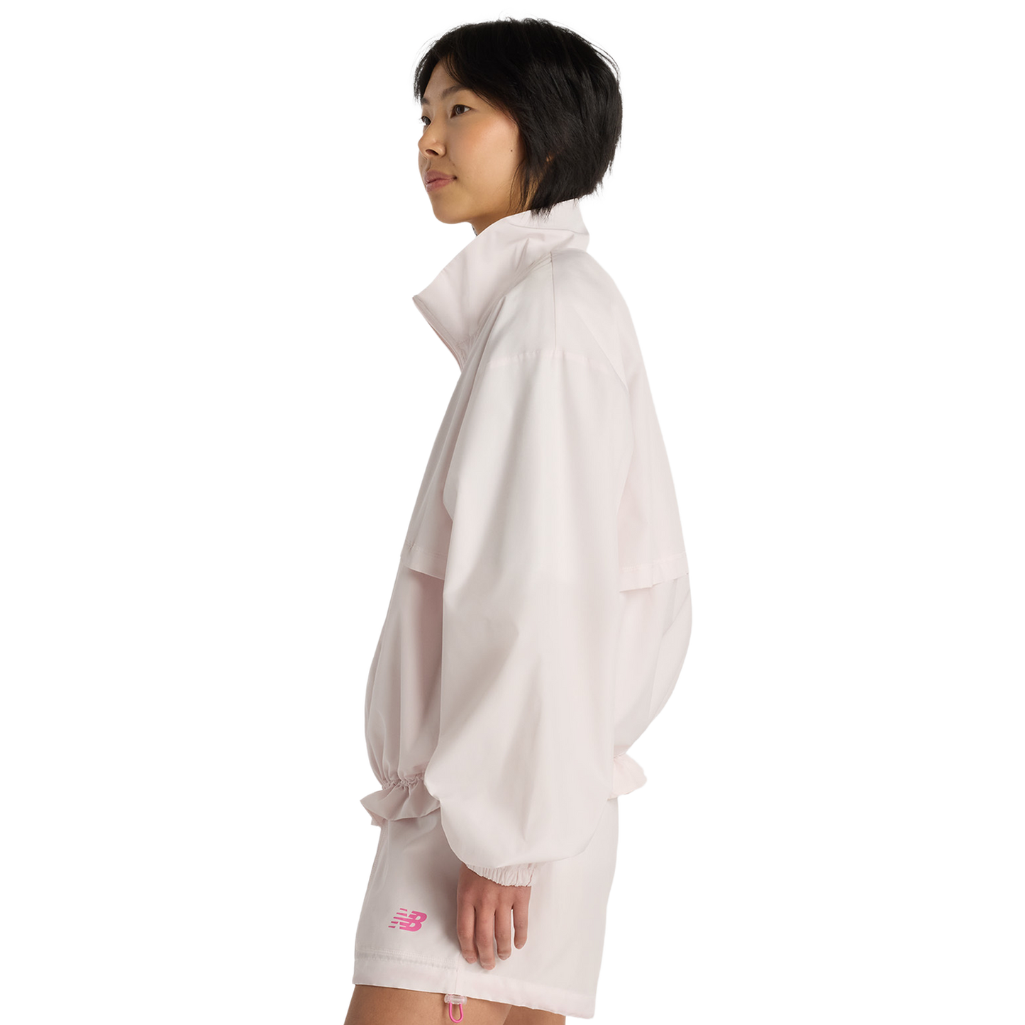 New Balance Trackside Woven Jacket - Women's - Pink Salt