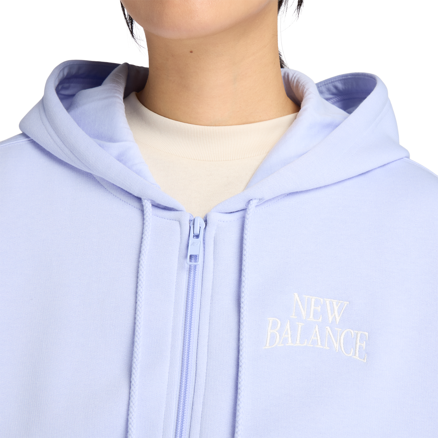 New Balance Linear Heritage Fleece Full-Zip - Women's - Daybreak/Daybreak