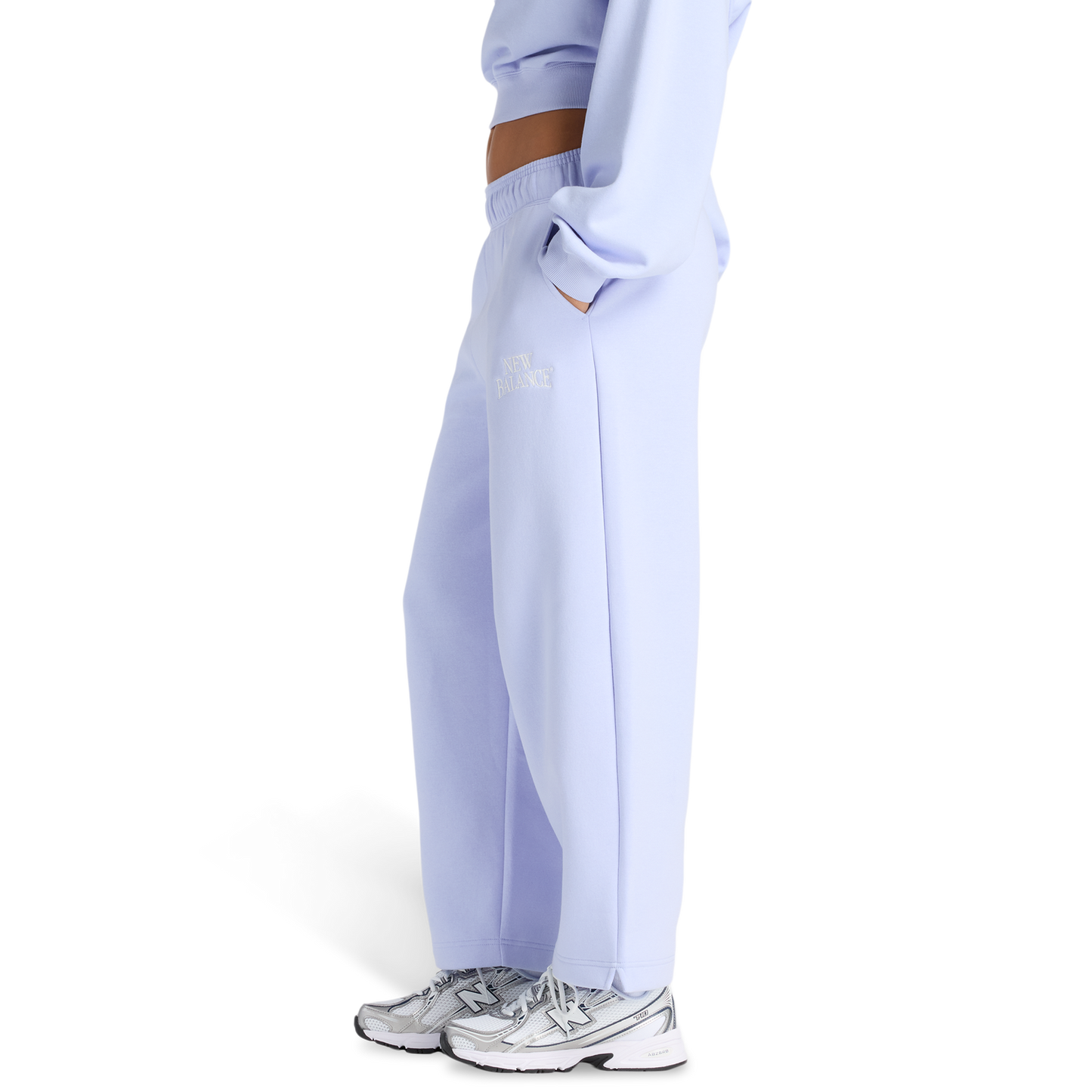 New Balance Linear Heritage Fleece Barrel Pants - Women's - Daybreak/Daybreak