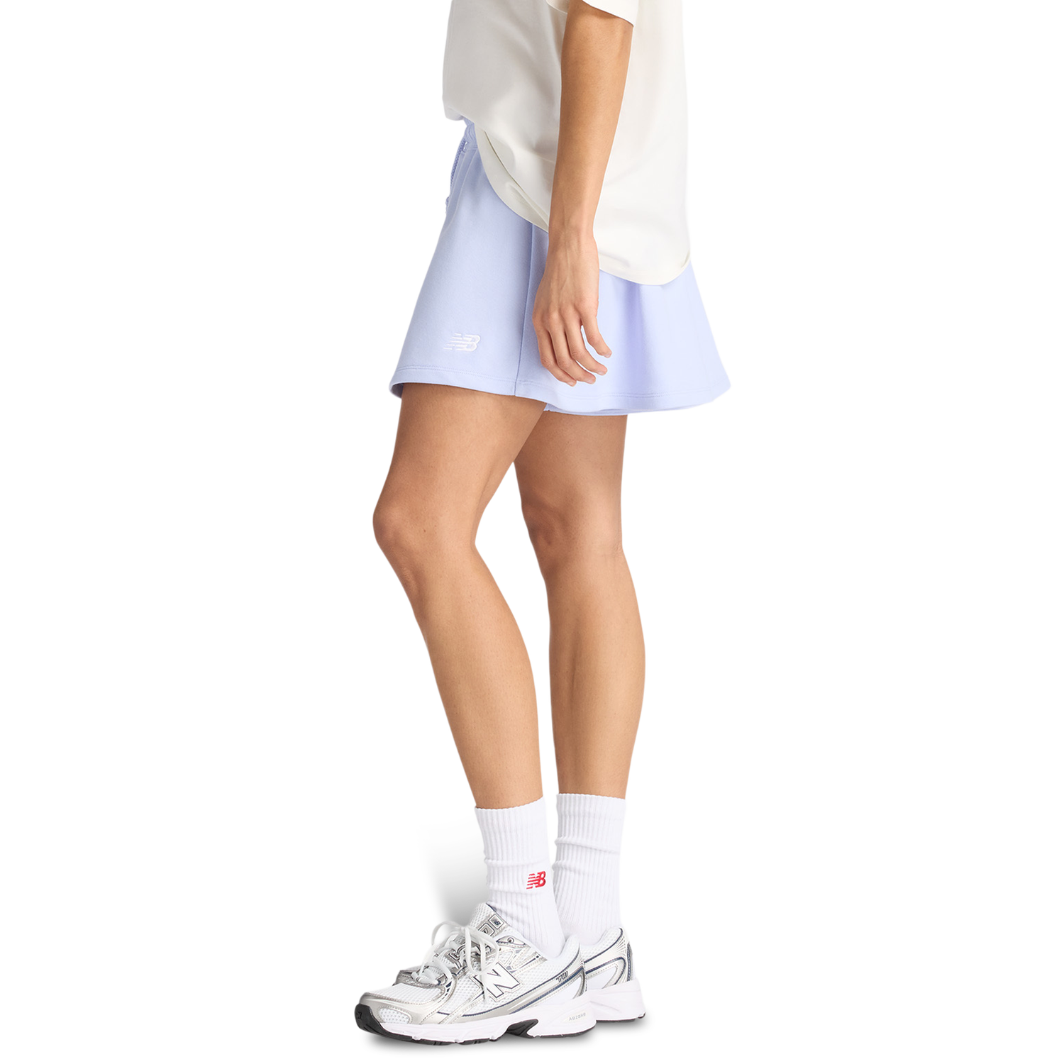 New Balance French Terry Circle Shorts - Women's - Daybreak