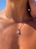 GEMSTONE CHAIN SET | Silver