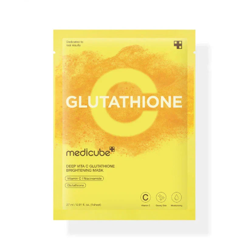 MEDICUBE – Máscara iluminadora de glutationa Deep Vita C | 27ml