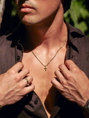 FORGED CROSS CHAIN | 18K Gold