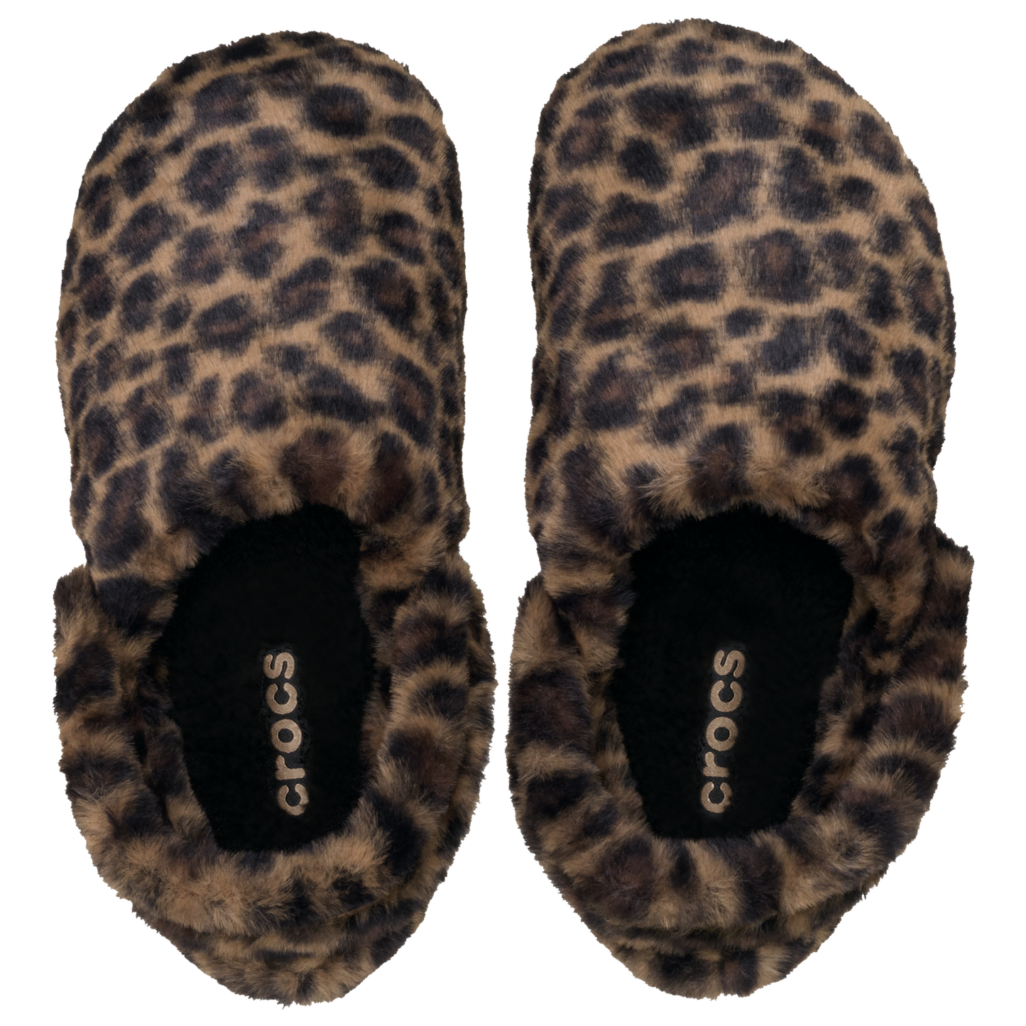 Crocs Classic Clogs Fur - Women's - Black/Brown