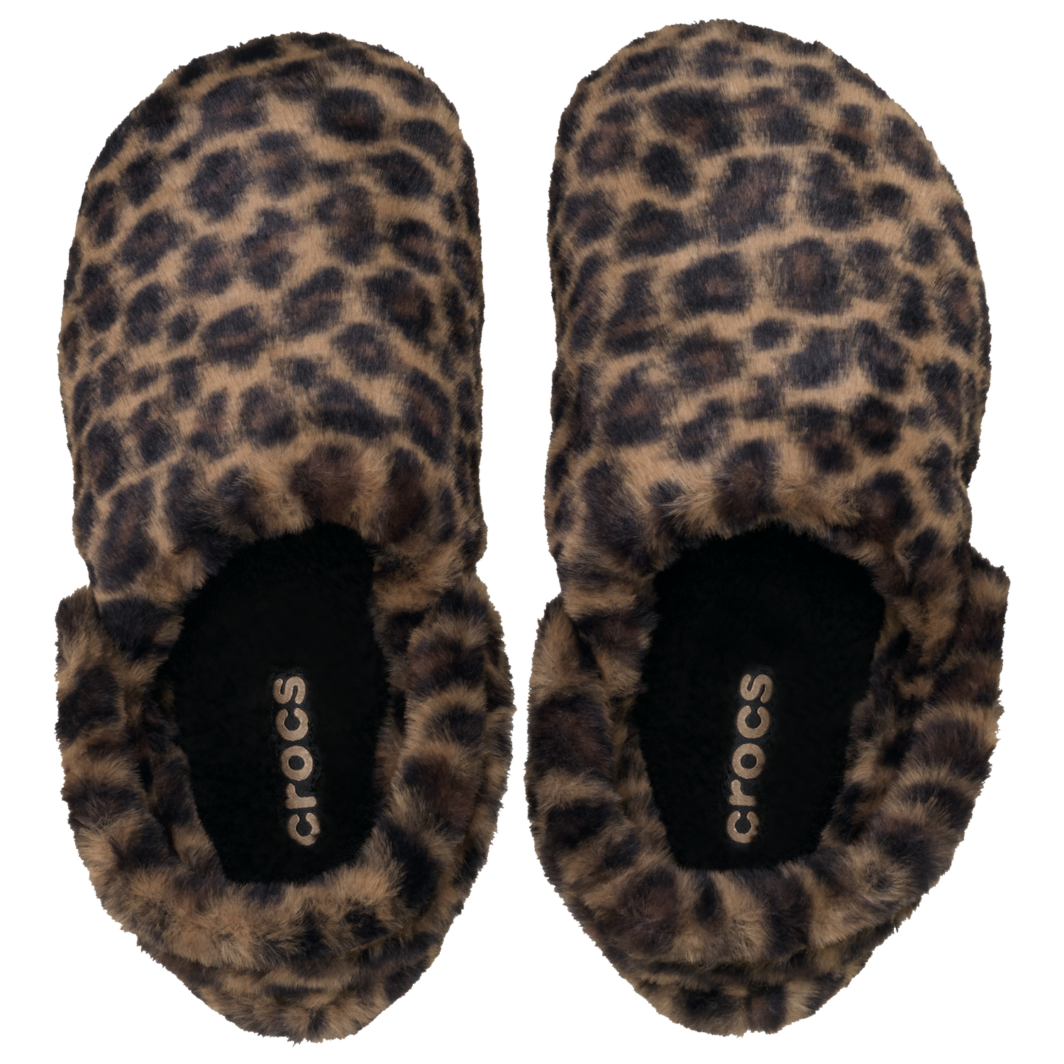 Crocs Classic Clogs Fur - Women's - Black/Brown