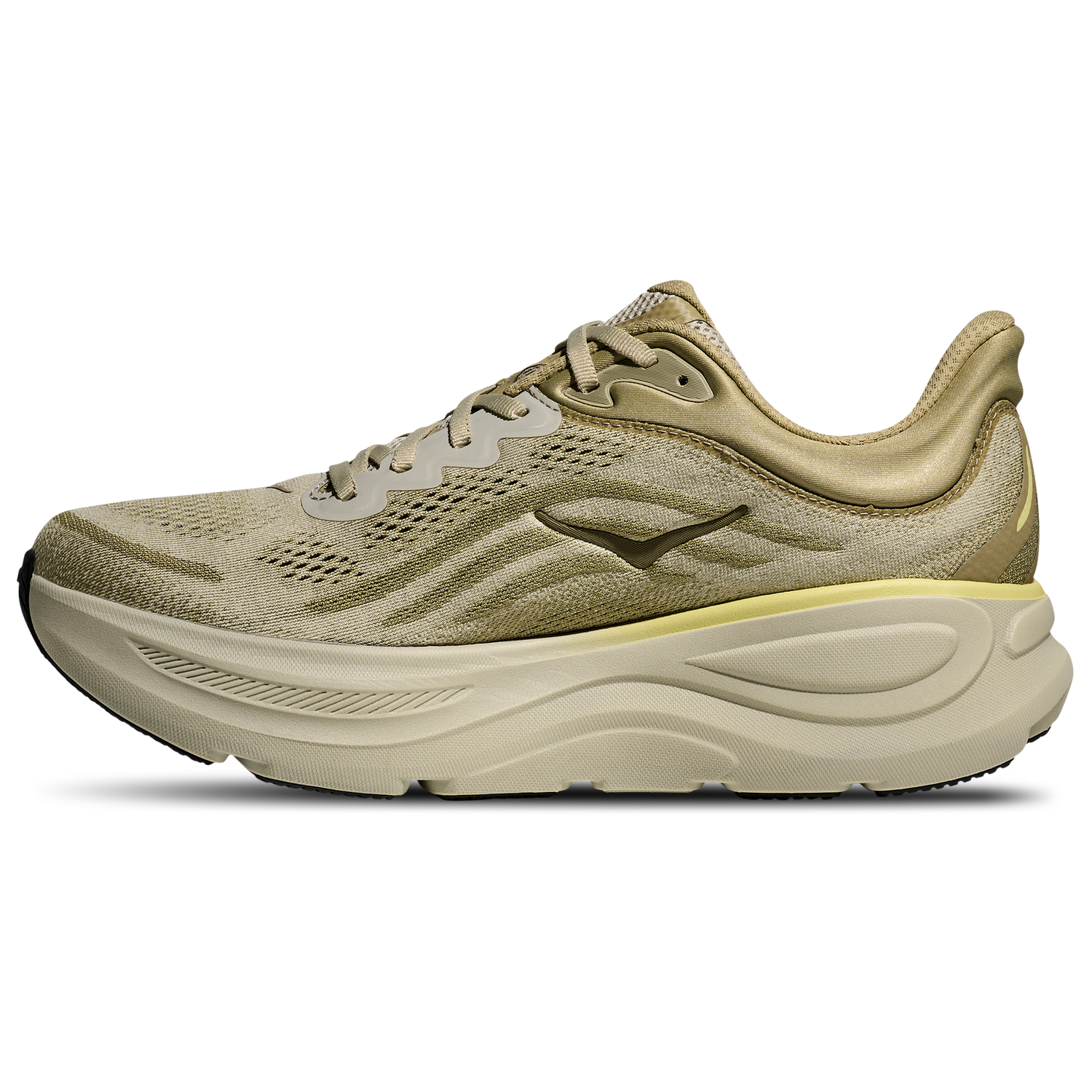HOKA Bondi 9 - Men's - Grassland/Oyster Mushroom