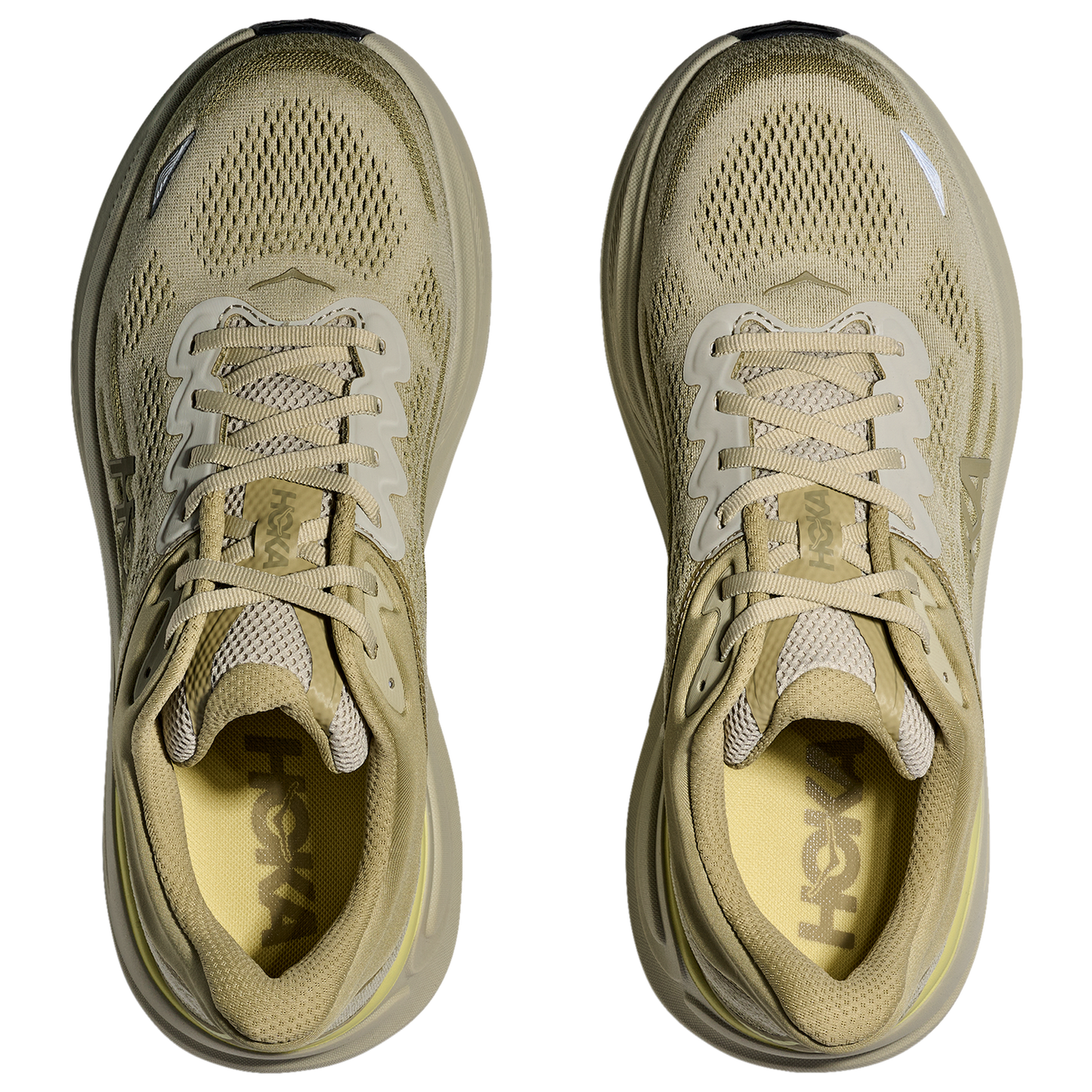 HOKA Bondi 9 - Men's - Grassland/Oyster Mushroom