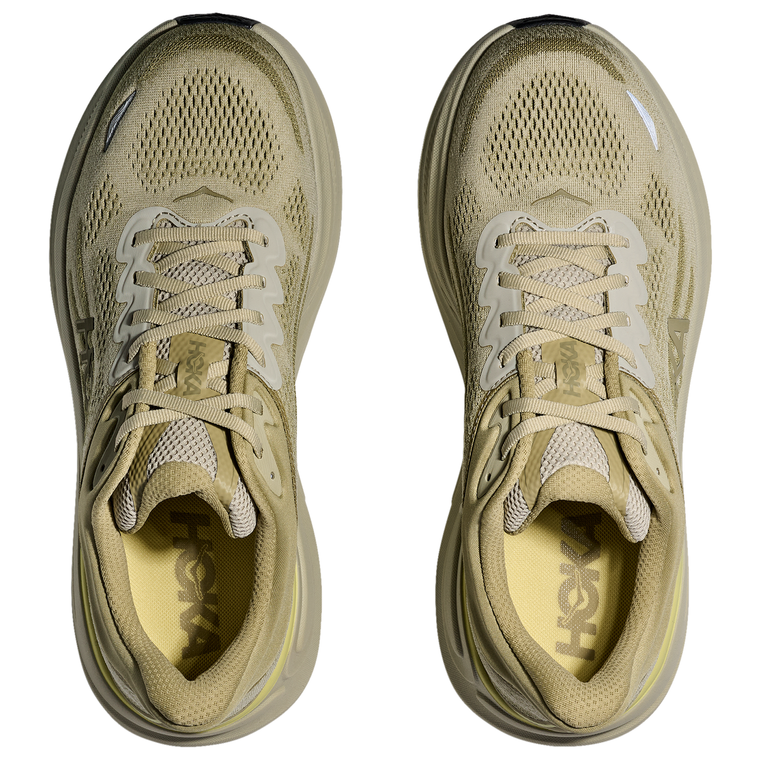 HOKA Bondi 9 - Men's - Grassland/Oyster Mushroom