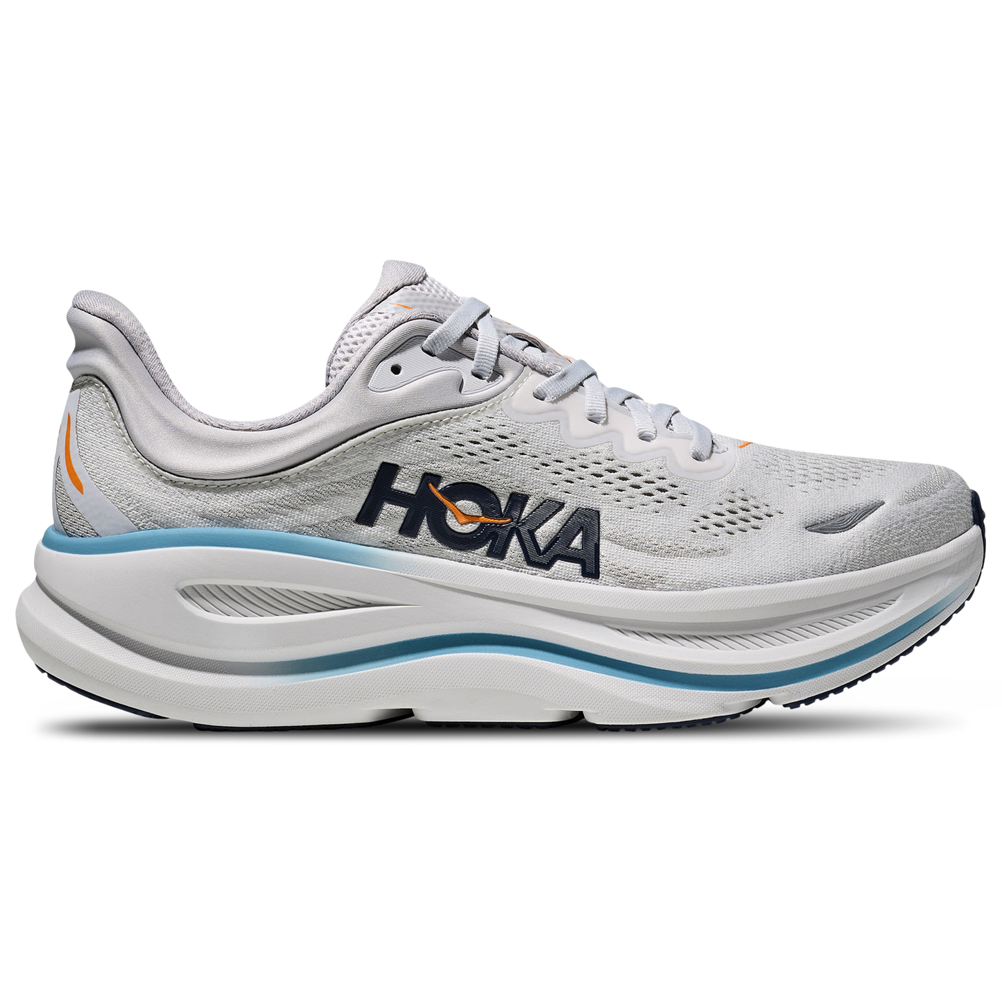 HOKA Bondi 9 - Men's - Blue/Cosmic Grey/Stardust