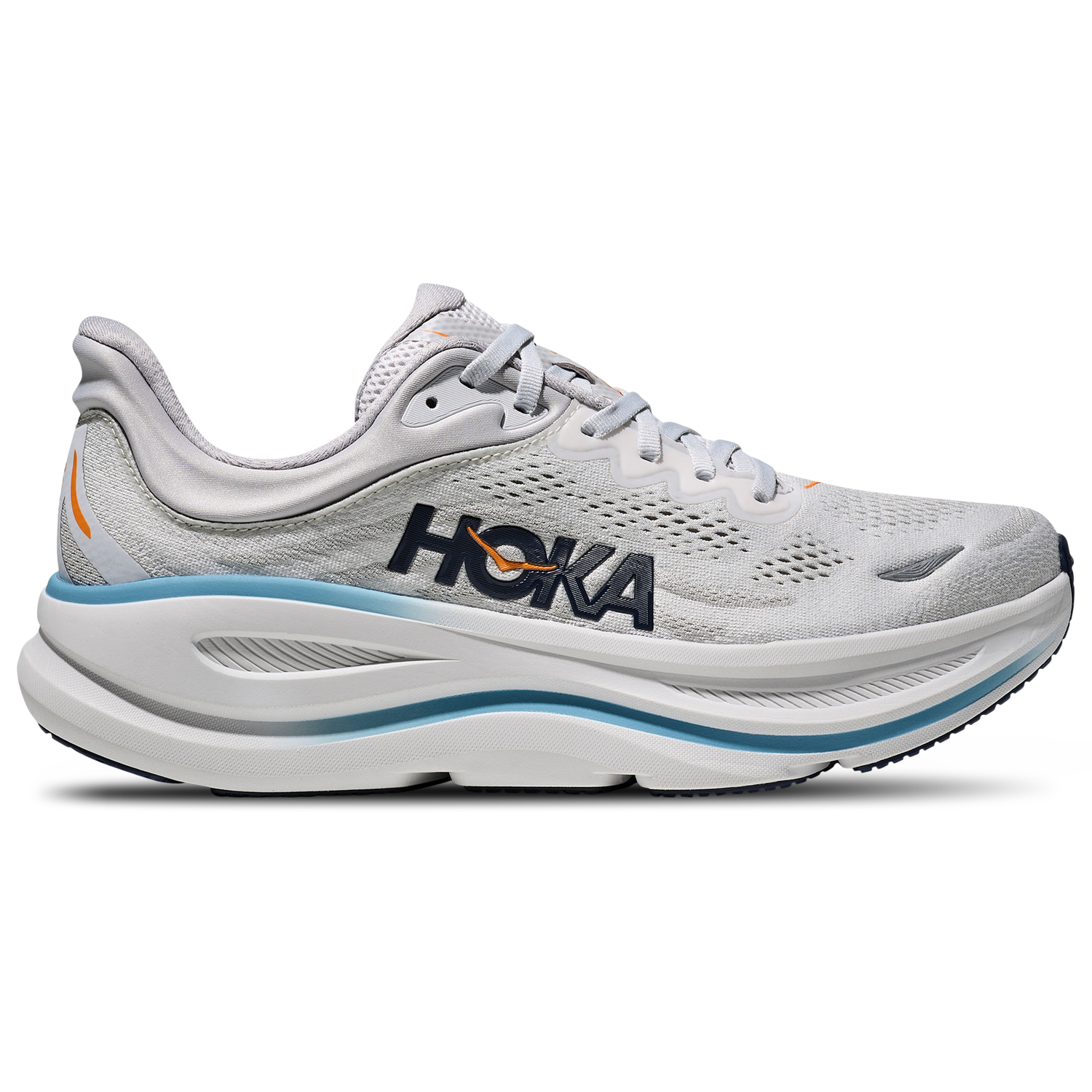 HOKA Bondi 9 - Men's - Blue/Cosmic Grey/Stardust