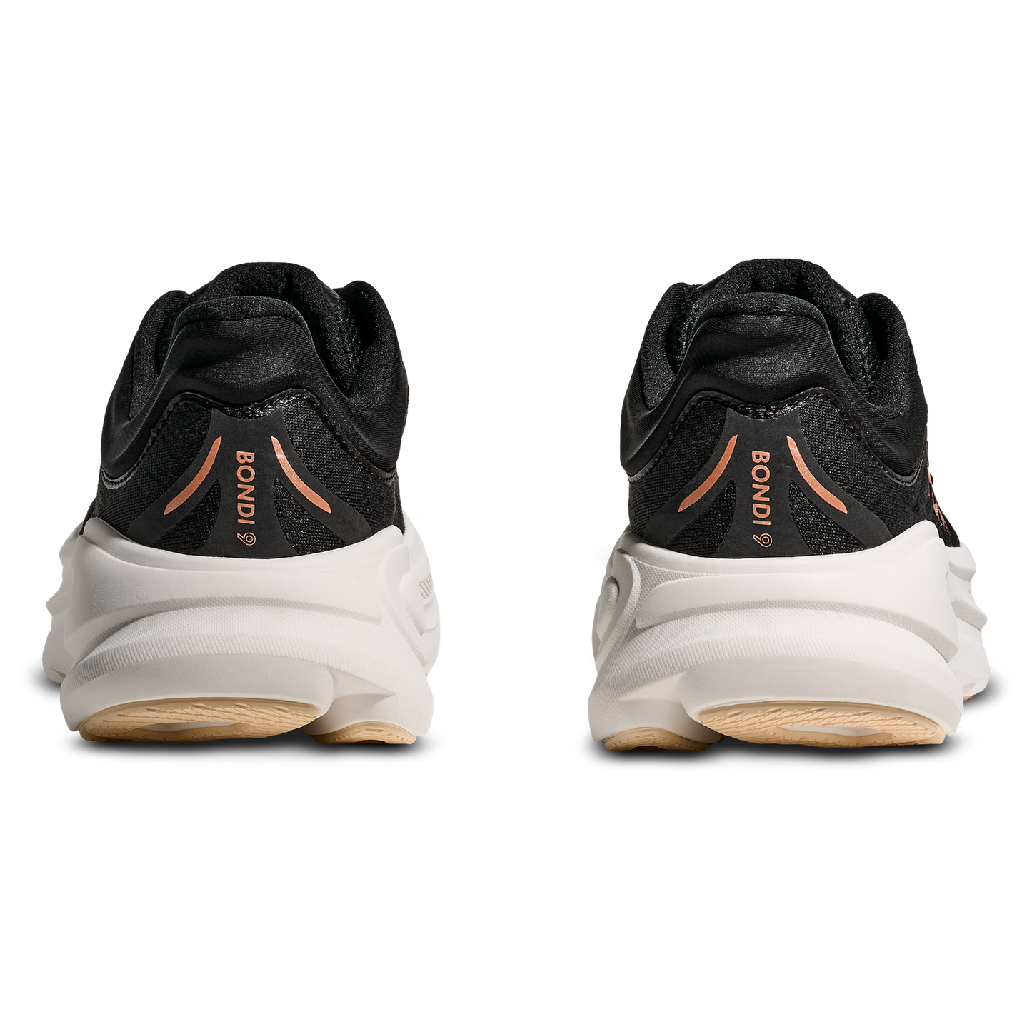 HOKA Bondi 9 - Women's - Rose Gold/White/Black