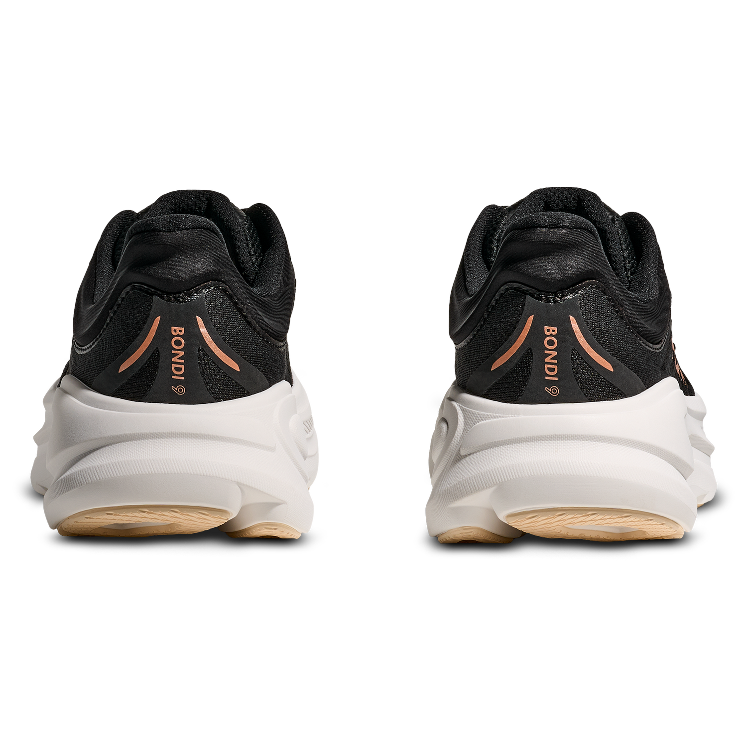HOKA Bondi 9 - Women's - Rose Gold/White/Black