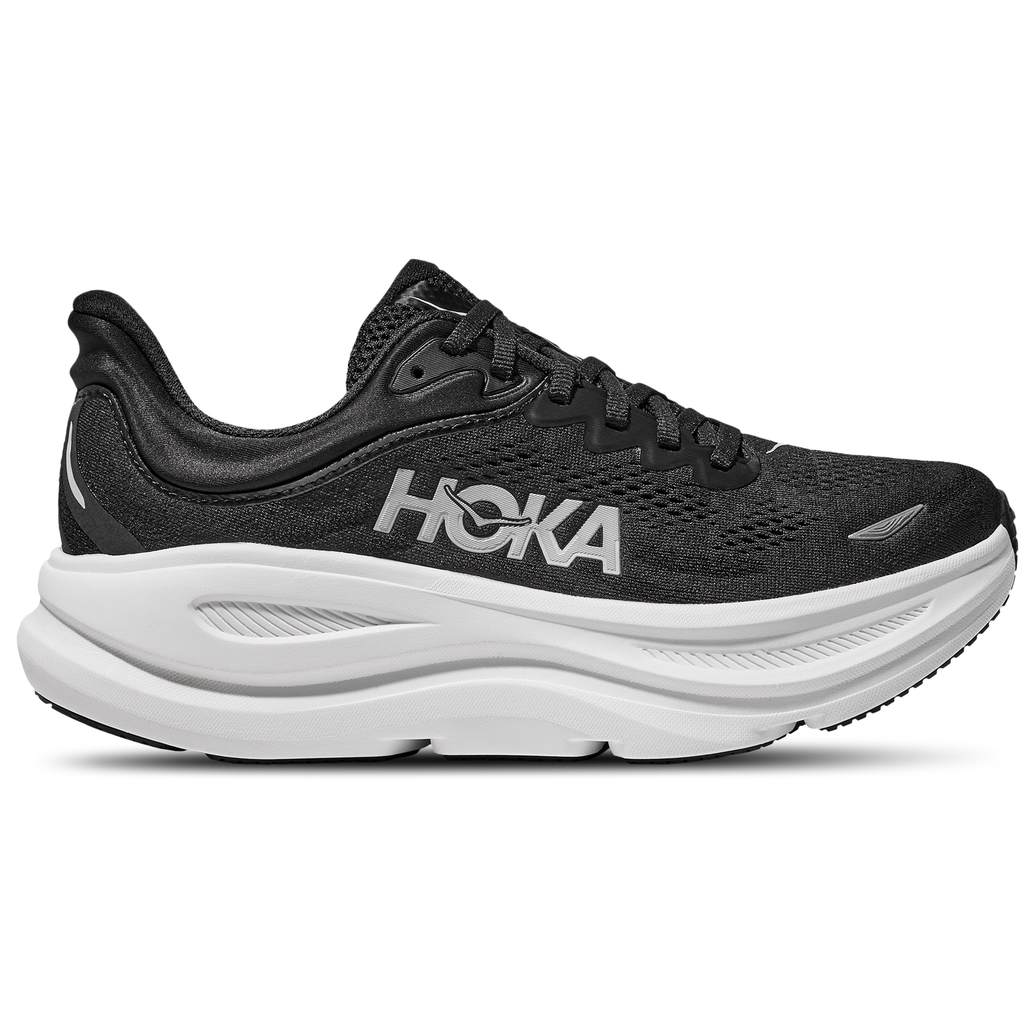HOKA Bondi 9 - Women's - Black/White