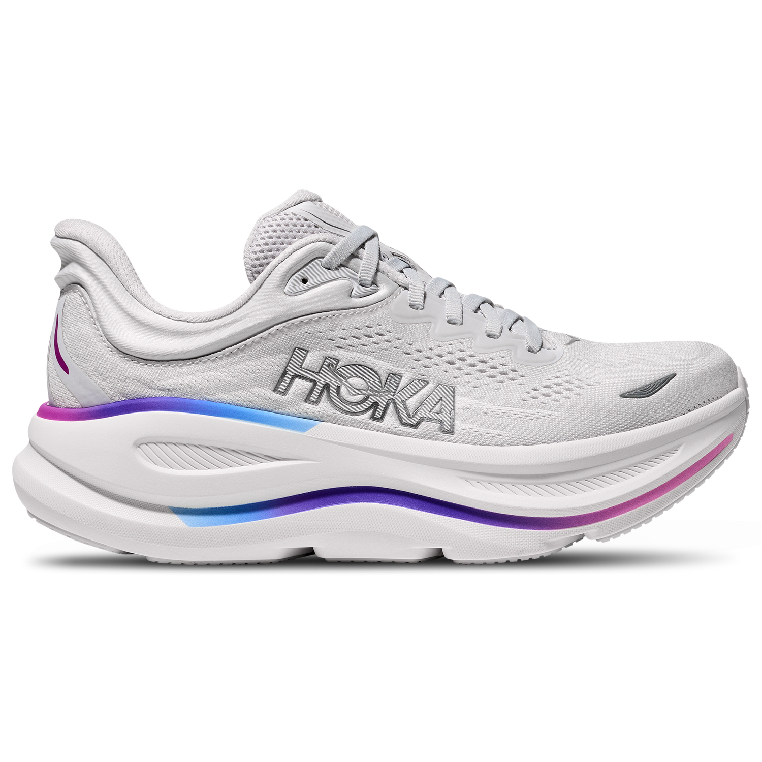 HOKA Bondi 9 - Women's - Cosmic Grey/White