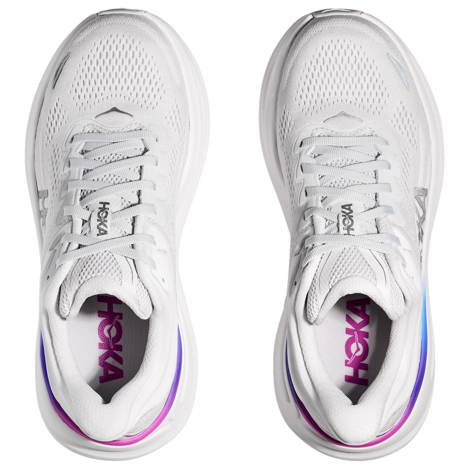 HOKA Bondi 9 - Women's - Cosmic Grey/White