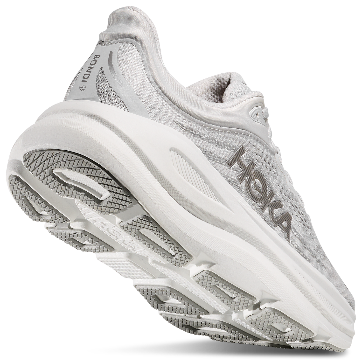 HOKA Bondi 9 - Women's - Stardust/Silver