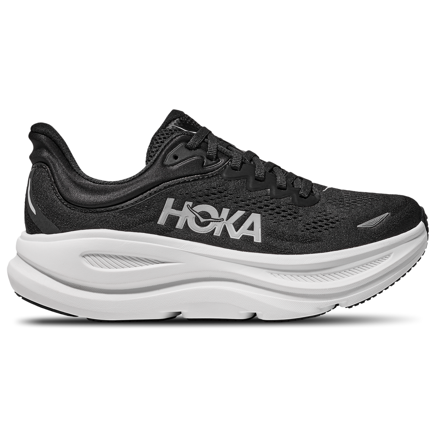 HOKA Bondi 9 - Men's - White/Black